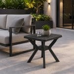 Tavolino RENO per Relax Outdoor Tavolino da giardino RENO antracite per area relax esterna e salotto outdoor