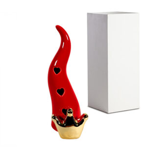 Set 10 Bomboniere corno portafortuna 6,5x5x15 cm