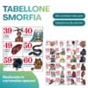 Tabellone Smorfia Napoletana con illustrazioni tradizionali e 48 cartelle robuste in cartoncino spesso.