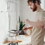padella crepes antiaderente padella antiaderente nera 24 cm per crepes e pancake con manico lungo uso in cucina