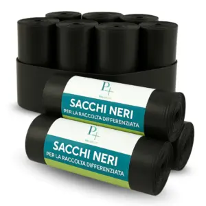 sacchi neri rotoli 70X110 cm