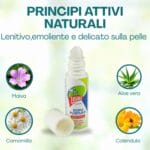 Stick dopo puntura Zanzaux Fulmine con malva, aloe vera, camomilla e calendula