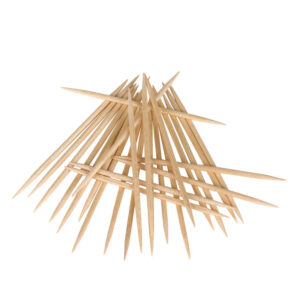 Stuzzicadenti in legno per aperitivi da 6,5 cm