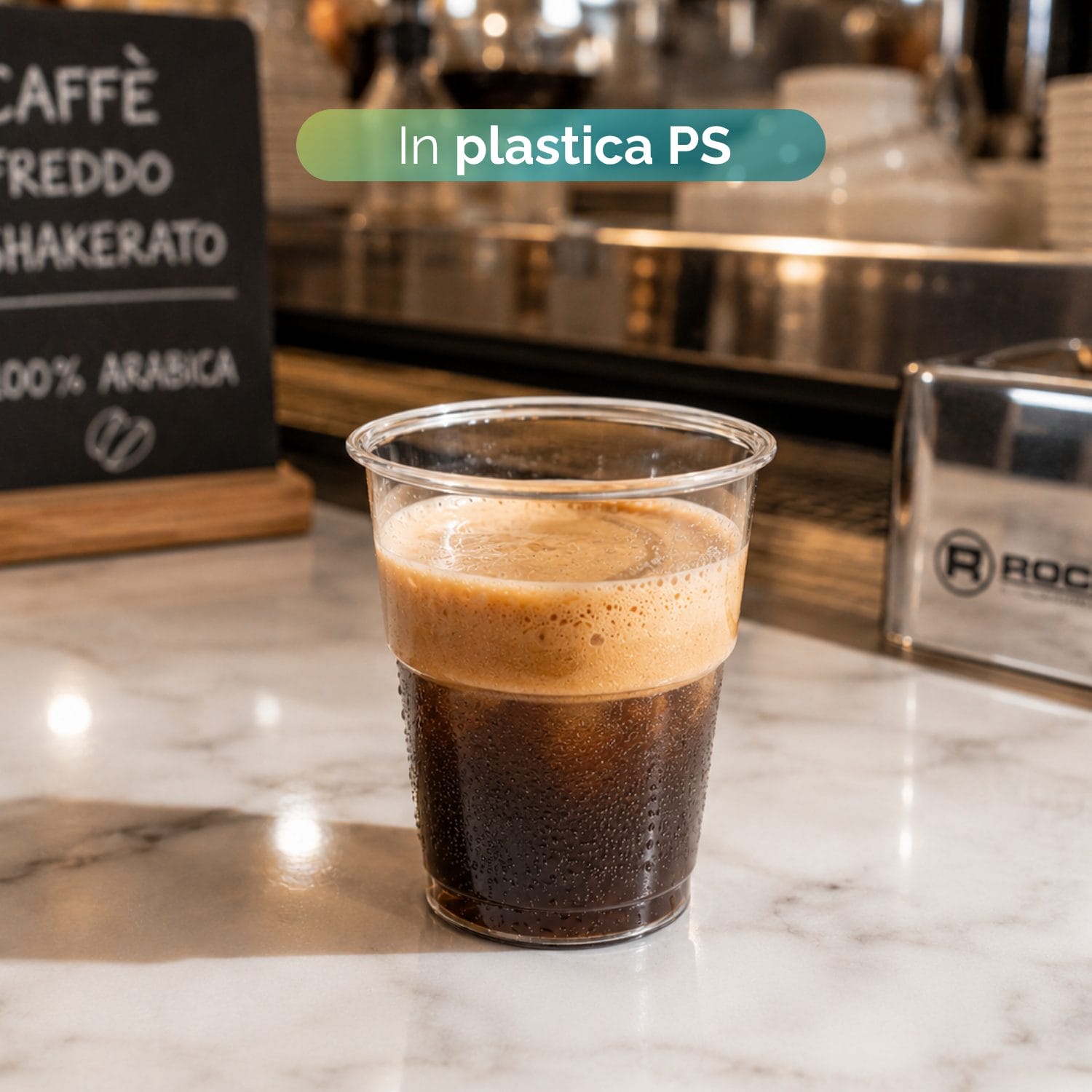 bicchieri kristal 100 ml materiale Bicchiere in plastica PS trasparente rigida per bar, eventi e catering