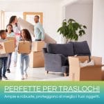 Scatole cartone trasloco doppia onda robuste per trasporto oggetti durante cambio casa
