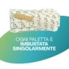 Palette caffè in legno imbustate singolarmente per bicchierini biodegradabili 180ml