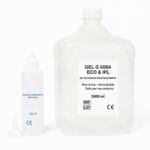 Gel conduttore 5L con flacone di ricarica 250 ml per ecografie e ultrasuoni