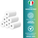 Rotoli cassa termici Made in Italy in carta termica BPA free conformi alle normative fiscali