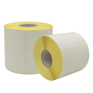 Etichette termiche adesive 100×50 mm anima 25 mm