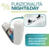 Diffusore Fulmine con funzione Night&Day e fotocellula per utilizzo 24h, giorno o notte