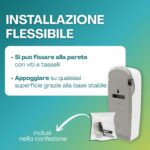 Diffusore Fulmine installabile a parete o su superficie, con kit viti e tasselli inclusi