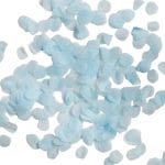 Coriandoli azzurri per rivelazione del sesso del bambino maschio