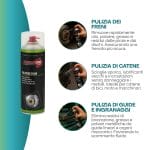 Pulitore freni Ambro-Sol per freni, catene e guide meccaniche con azione sgrassante