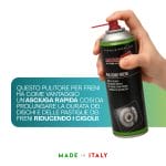 Pulitore freni Ambro-Sol con asciugatura rapida per dischi e pastiglie Made in Italy