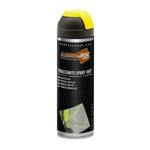 Vernice tracciante 500 ml Spray traccialinee Giallo fluorescente
