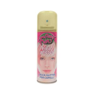 Bomboletta spray Glitter colore Oro per capelli da 100 ml