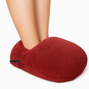 Scaldapiedi elettrico da letto da 500W con rivestito in pile