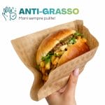 Sacchetto antigrasso per panini e fritti mantiene le mani pulite