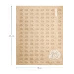 Sacchetto antigrasso in carta oleane avana 16x20 cm per panini e street food