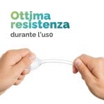 Cucchiaio monouso trasparente resistente e riutilizzabile per alimenti