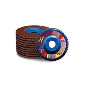 Set 10 Dischi abrasivi 115 mm per legno