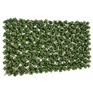 Traliccio estensibile con foglie 100&times;200 cm