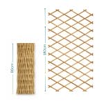 Traliccio bambù estensibile 90x180 cm per piante rampicanti