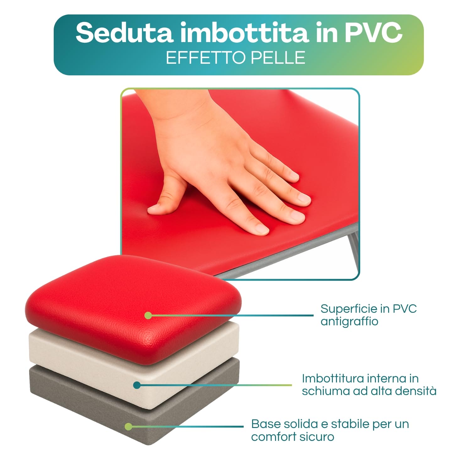 seduta-imbottita-sedia-pieghevole-rossa