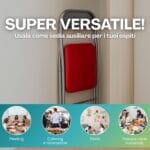 versatilita-sedia-pieghevole-rossa