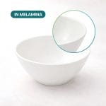 Ciotola per yogurt materiale Ciotola in melamina bianca resistente e leggera per alimenti
