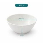 Ciotola per yogurt misure Ciotola 300 ml diametro 11,5 cm in melamina per yogurt cereali e snack