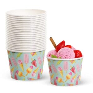 Coppette gelato carta da 120 ml