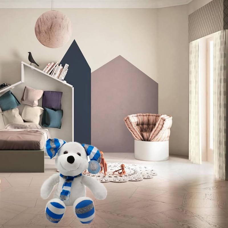 Peluche topolino soffice 28cm per arredo cameretta e regalo