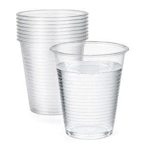 Bicchieri biodegradabili trasparenti 200 ml