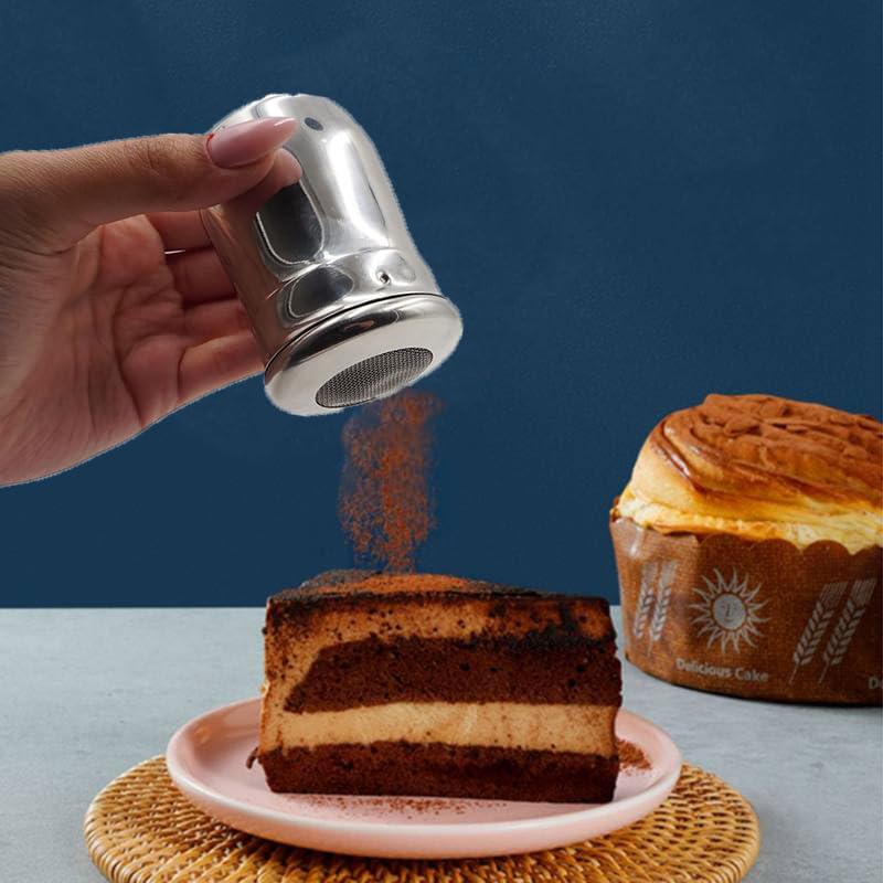 Spargicacao acciaio inox 100g con rete e coperchio salva aromi