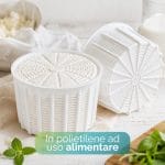 Fuscella per ricotta e formaggi freschi in polietilene alimentare alta densità
