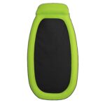 Materassino ad amaca gonfiabile 178x94 cm in rete di nylon e tessuto, con bordo ad anello e poggiatesta integrato