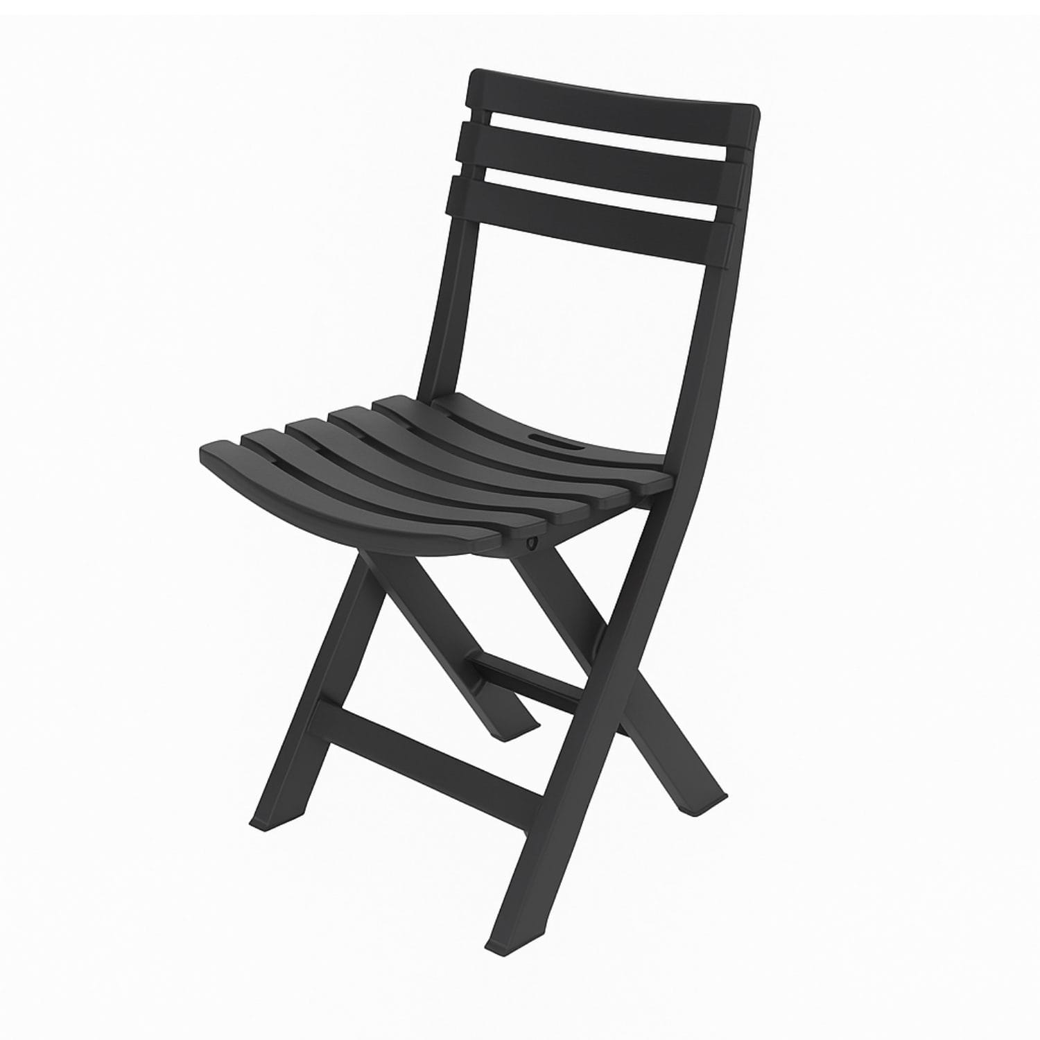 Sedia pieghevole in polipropilene resistente ideale per casa, giardino e balcone