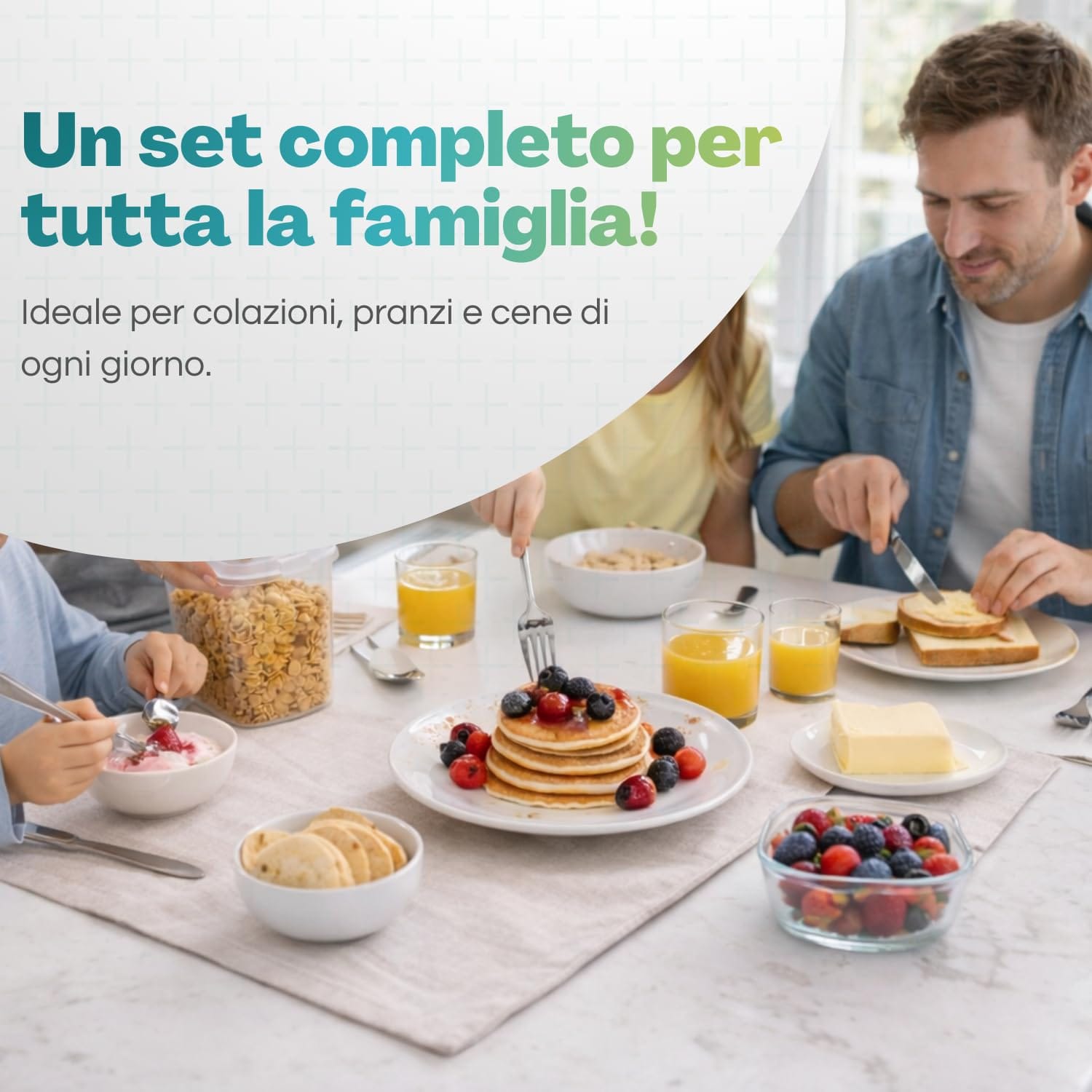 set-completo-foto-set-posate-acciaio Set completo di posate in acciaio inox ideale per tutta la famiglia a colazione pranzo e cena