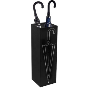 Portaombrelli in metallo 15,5×15,5×49 cm