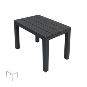 Panca in polipropilene da esterno 60×38,5×45 cm