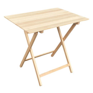 Tavolo Pieghevole in Legno 80×60 cm