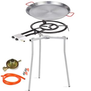 Set Paellera con padella, cavaletto e bruciatore
