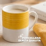 Tazza in porcellana premium Tazza in porcellana di alta qualità da 330 ml per tè, latte e caffè