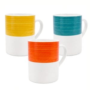 Set 3 tazze da colazione da 330 ml