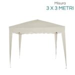 misura gazebo beige