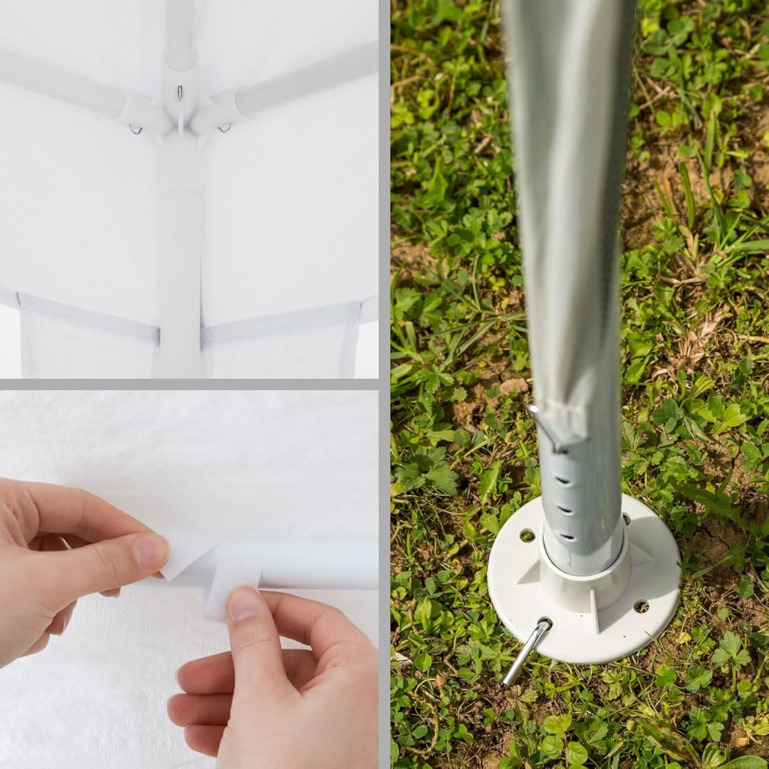 piedi ancorati terreno