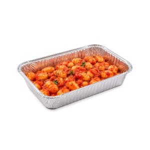 Contenitori di alluminio per alimenti 2 Porzioni