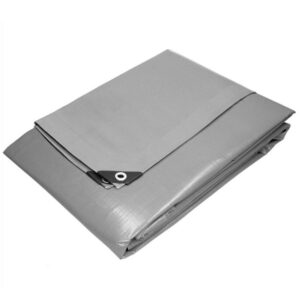 Telo copritutto occhiellato grigio da 180gr/m2