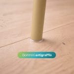 gommini antiscivolo sedia ovale beige Sedia beige con gommini antigraffio
